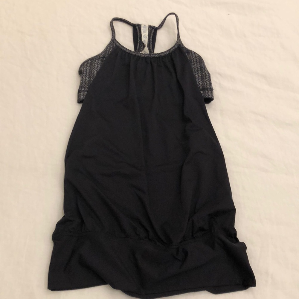 LuLulemon Athletica Black Workout Top Built in Bra
